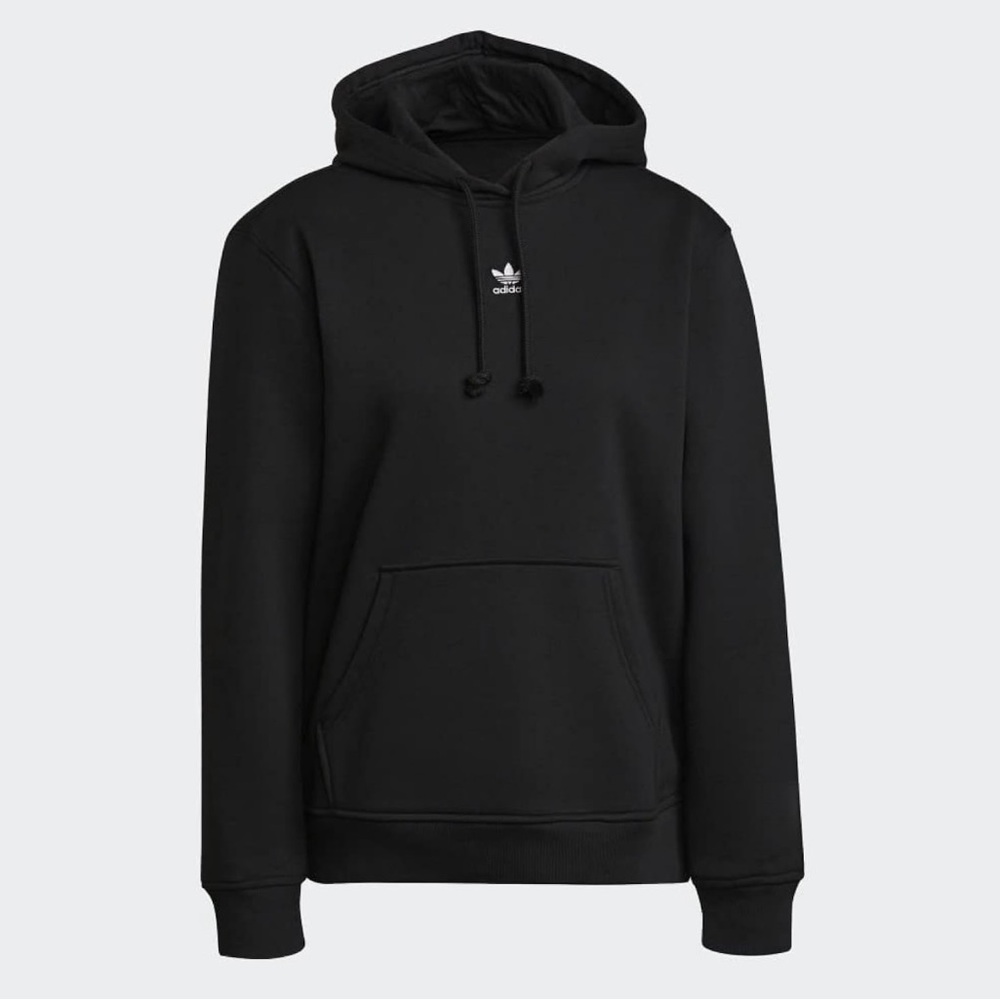 Adidas Originals Women’s Adicolor Essentials Fleece Hoodie Sweatshirt, Black M